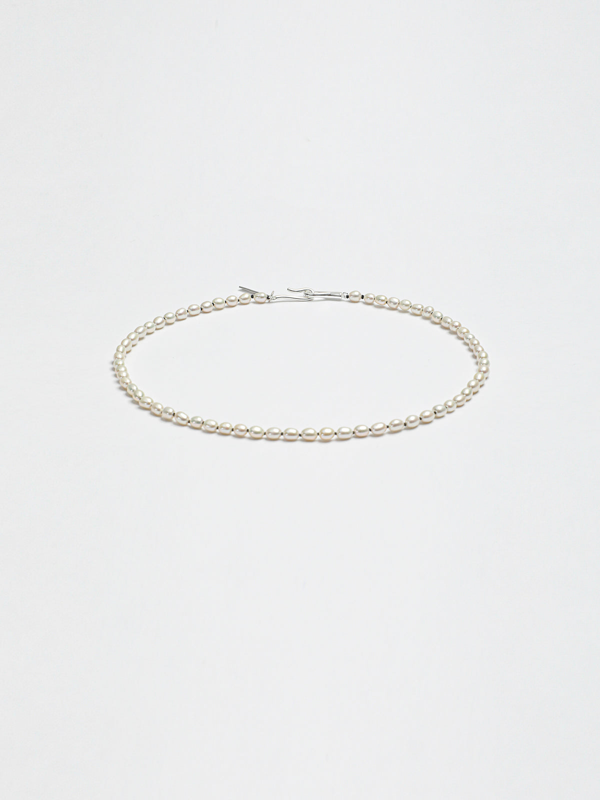 Tactile Rhythm · Natural Freshwater Seed Pearl Necklace