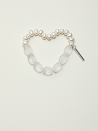 Pure Light · Spiral Clear Quartz & White Pearl Bracelet
