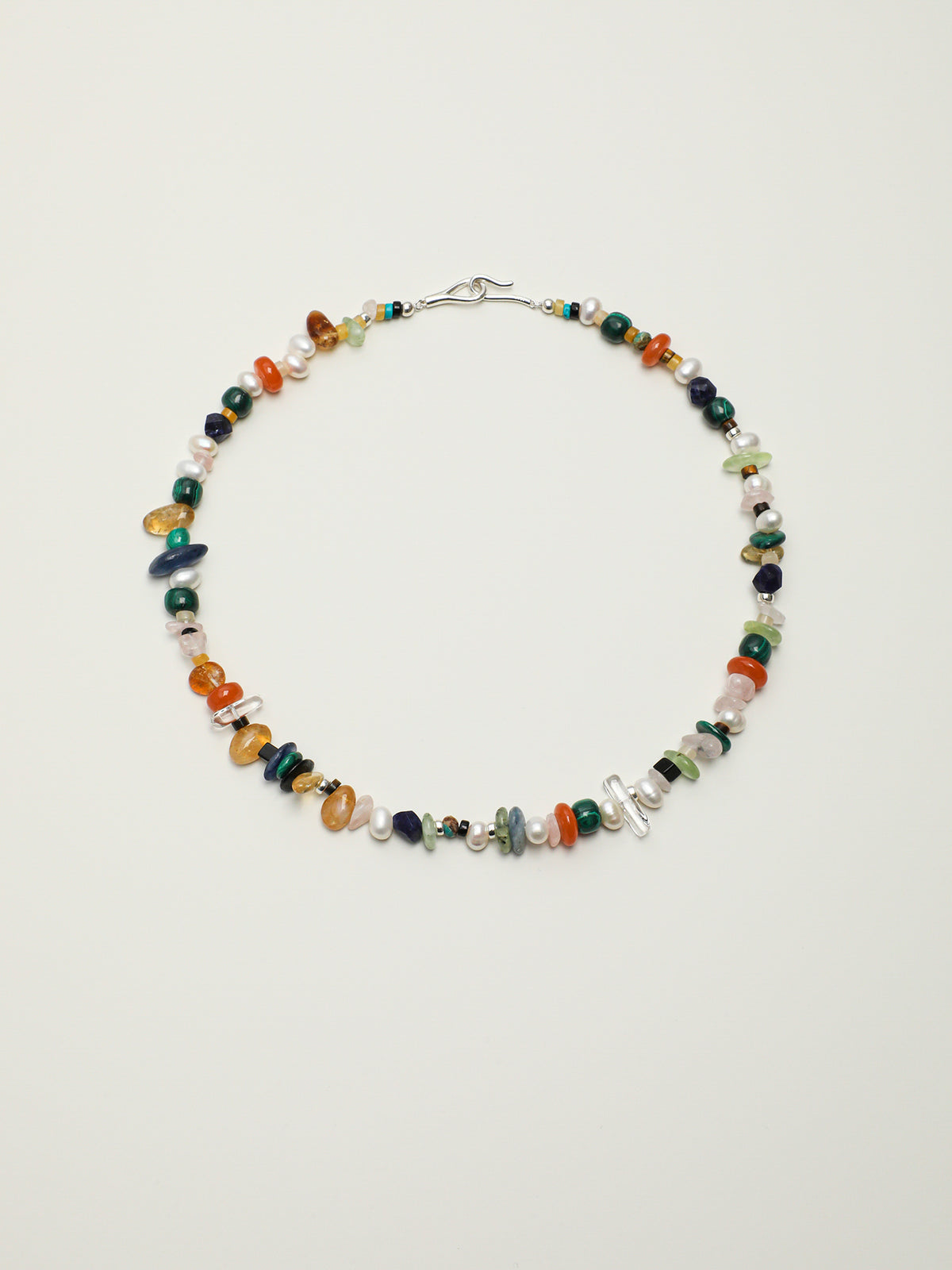 Myriad Spectrum · Multi-Gemstone & Pearl Necklace