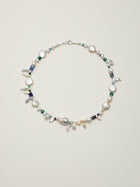 Forest Isle Cadence · Baroque Pearl & Multi-Gemstone Necklace