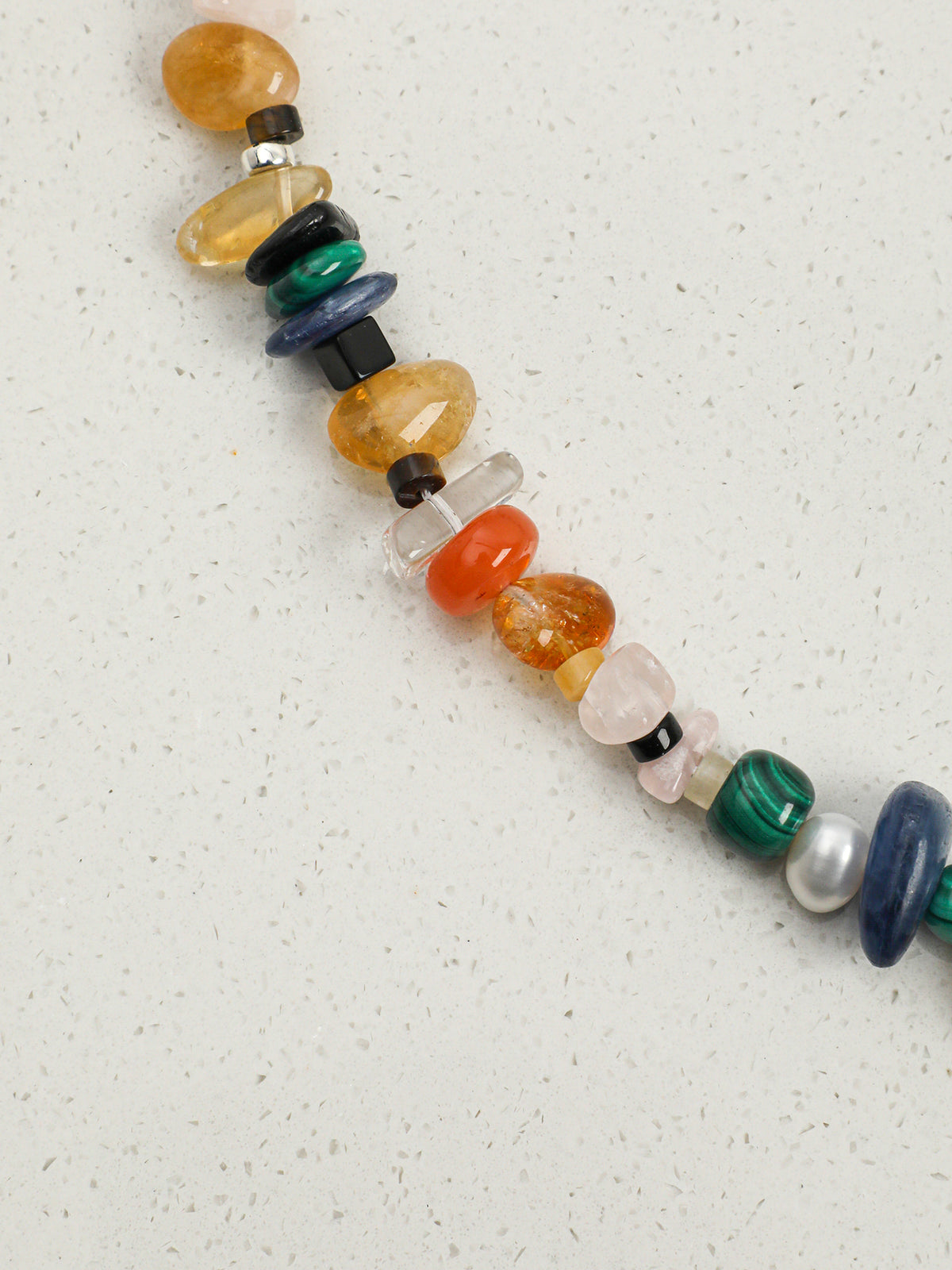 Myriad Spectrum · Multi-Gemstone & Pearl Necklace