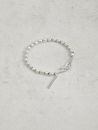 Aurora Seed · Flawless Pearl & Silver Loop Bracelet