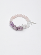 Blush Mist · Amethyst, Rose Quartz & Tooth Quartz Bracelet