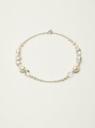 Frost Ripple · Clear Quartz & Statement Baroque Pearl Necklace