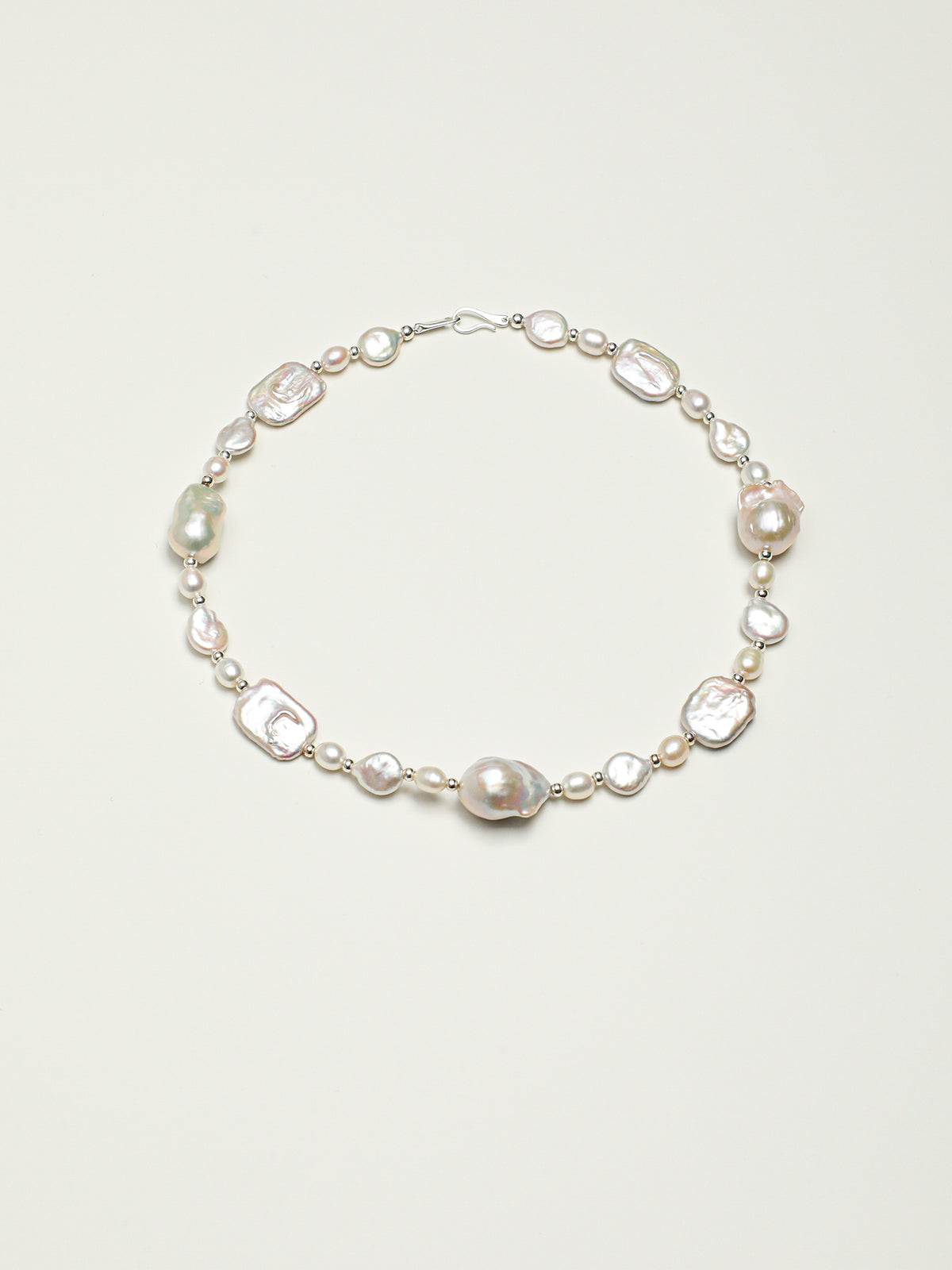 Cloud Mirage · Multi-Shape Baroque Pearl Necklace