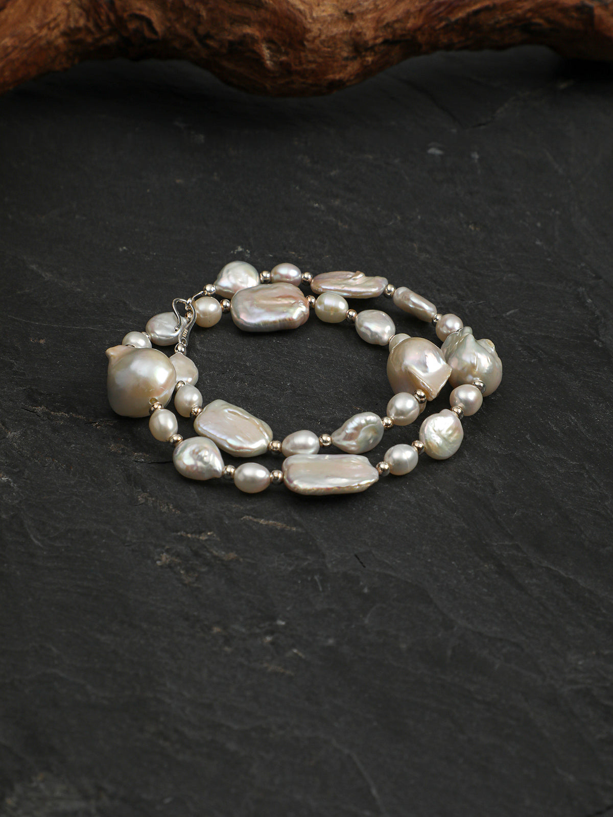 Cloud Mirage · Multi-Shape Baroque Pearl Necklace