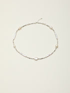 Pure Tide · Silver Nugget & Baroque Pearl Choker