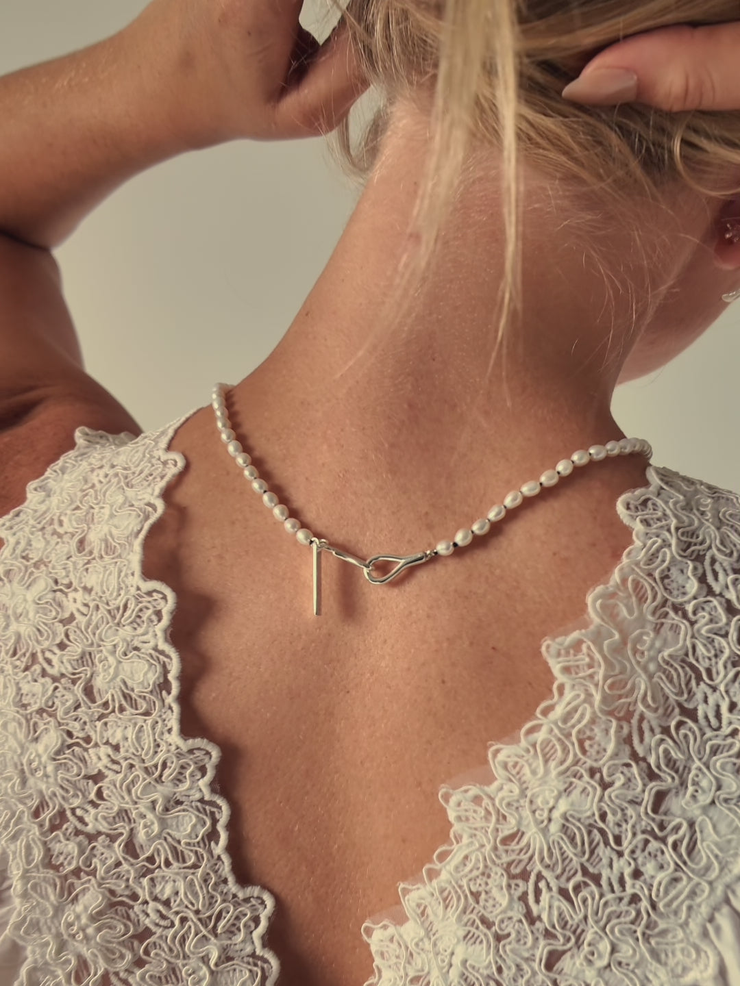 Tactile Rhythm · Natural Freshwater Seed Pearl Necklace